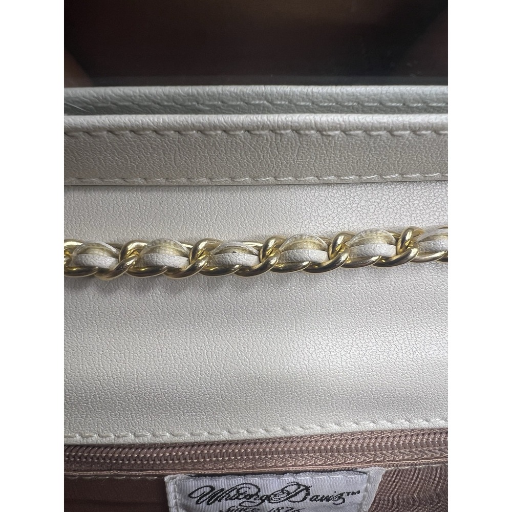 Vintage Whiting & Davis Metal Mesh Ivory Purse‎ Clutch Crossbody Evening Formal - Picture 5 of 13